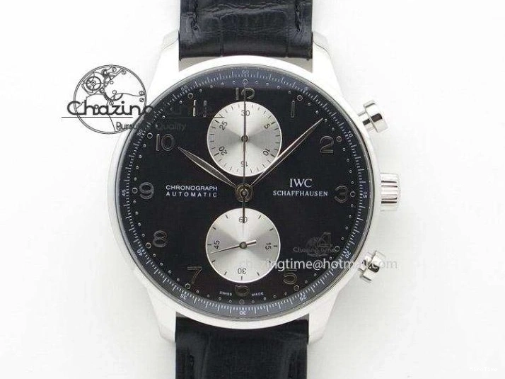 MIROTIME 0322 Sustainable Portuguese IW545408 White Dial ZF 1:1 Best Edition On Dark Blue Leather Strap 7335